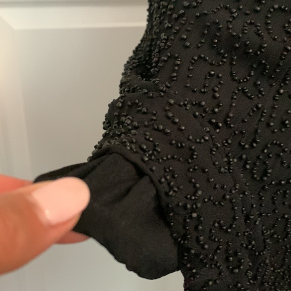 French Connection beaded shorts jumpsuit size 6 - Picture 8 of 12